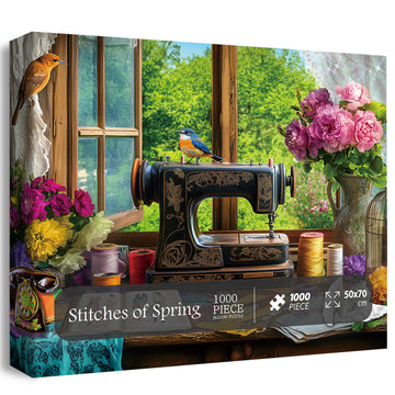 Punti di puzzle primaverili puzzle 1000 pezzi